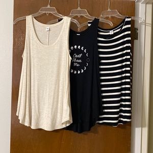 Old Navy Luxe Tanks Bundle